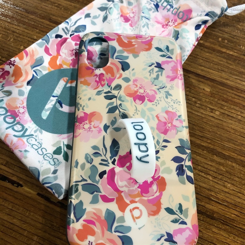Floral Iphone X loopy case